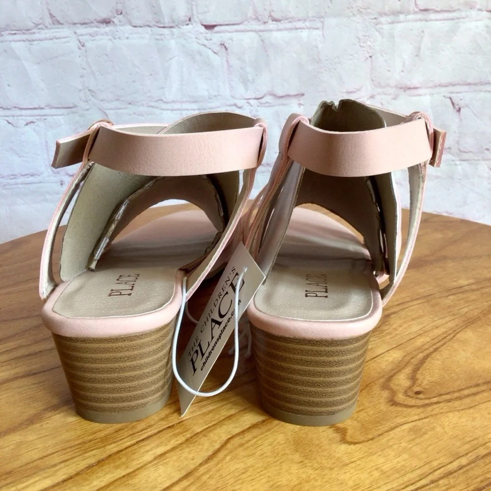 The Children's Place Pink High Heel Sandals - Size 2